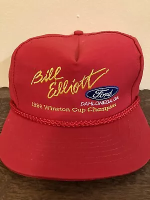 Vintage Bill Elliott Ford Hat 1988 Winston Cup Champion • $20