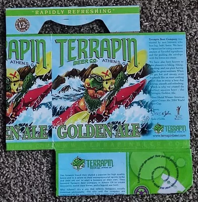 Vintage Terrapin Cardboard 6 Pack Bottle Holder Carrier Caddy Lager Beer . • $14.85