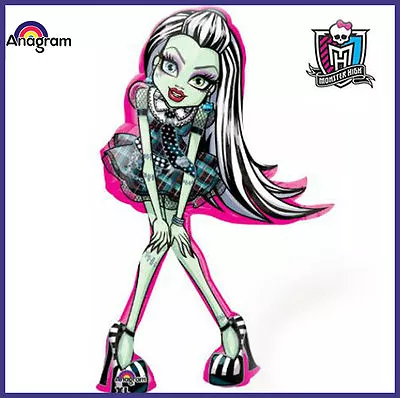 Monster High Frankie Stein Super Shape Anagram Birthday Party Foil Balloon 41″L • $9.24