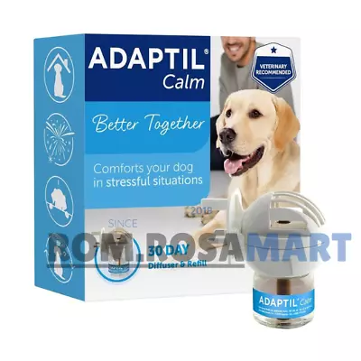 ADAPTIL Calm Home Difuser With 30 Day Refil- Comfort 30 Day 48ml Refil Pack Of 1 • £29.99