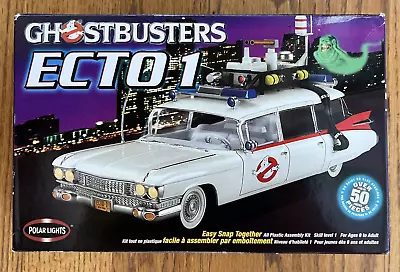 Ghostbusters ECTO 1 Model Kit Polar Lights 1/25 Sc - New Open Box - Complete • $39.99