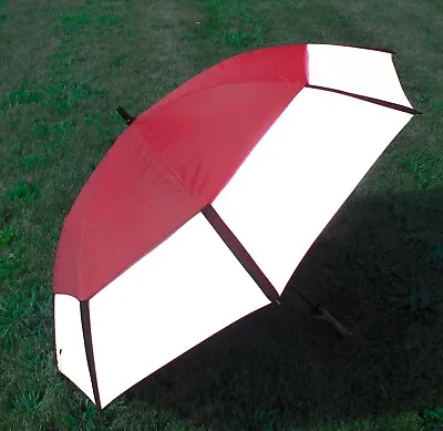 NEW 62  GOLF Wind Vent Umbrella Double Canopy RED - BLACK - NAVY  • $15