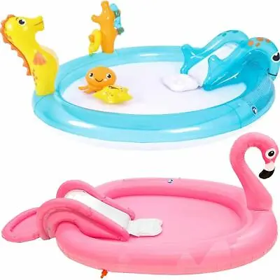 Kids Activity Swimming Pool Outdoor Garden Summer Family Paddling Pools Play Set • £24.95