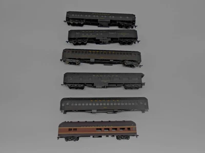 $35 • Buy Lot Of 6 HO Scale Rivarossi & Unbranded Passengers, Observation, Mail Car, Mixed
