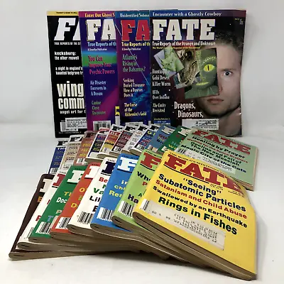 Lot Of 23 Issues Fate Magazine 1980s/1990s UFOs Ghosts Aliens X-Files Psychic • $59.95