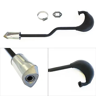 Silencer Expansion Chamber Exhaust Pipe Muffler For 66 70 80cc Bicycle Engine AU • $19.23