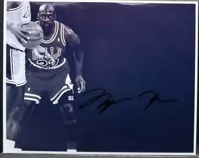 Michael Jordan Autograph Photo NBA Basketball Player • $284.55