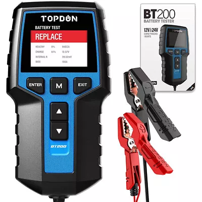 TOPDON BT200 12 Volt Car Truck Battery Tester Analyzer Cranking Charging Test • $79.99