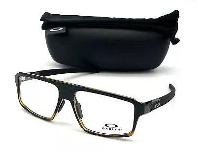 OAKLEY COGSWELL OX8157-04 Polished Black Brown / Demo Lens 56mm Eyeglasses • $89.95