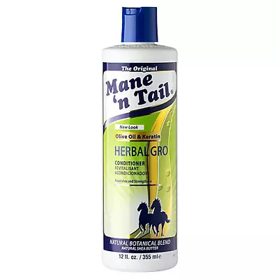 Mane N Tail Herbal Gro Shampoo Reduce Breakage Olive Oil Complex 12 Oz Pack Of 2 • $19.60