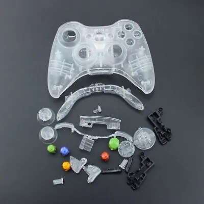 Xbox 360 Wireless Controller Custom Full Shell Cover Buttons Mod Replacement • $12.25