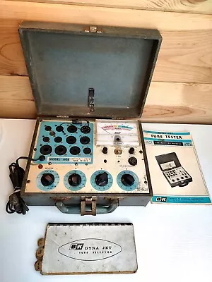 B & K Model 606 Dyna Jet Tube Tester With Manuals Powers On • $148