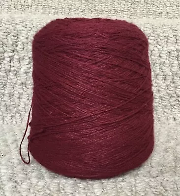 Full CONE YARN 500g KNITTING CROCHET YEOMAN CASHMILON 4ply Burgundy 100% Acrylic • £11.50