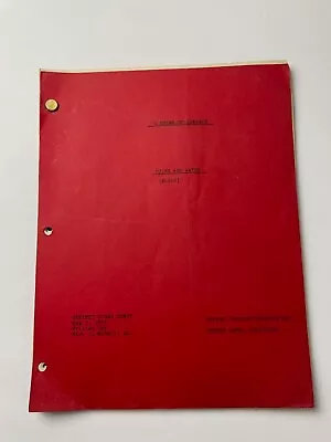 1965 I DREAM OF JEANNIE Shooting Script Original DJINN & WATER For Tony? • $96