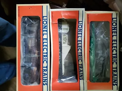 Lionel     3 Mint Cars New  Boxed     Lot # 6-175106-166706-16927  • $70