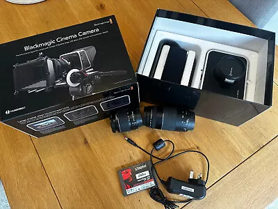 Blackmagic Cinema Camera 2.5K Canon EF Mount With Davinci Resolve USB + Extras • £1000