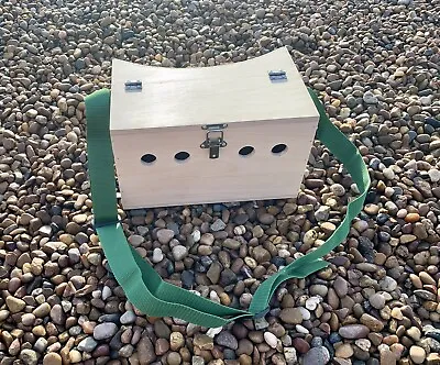 Single Bow Back Lightweight Ferret Carry Box Rabbiting Hunting Pest Control • £48