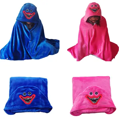 £12.99 • Buy Kids Poppy Playtime Huggy Wuggy Hooded Blanket Sleeping Camping Quilt Duvet Rugs