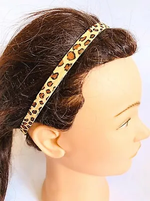 Sport Headband Elastic Hairband Kylie Leopard Mens Ladies Stretchy Hair Band NEW • £2.52