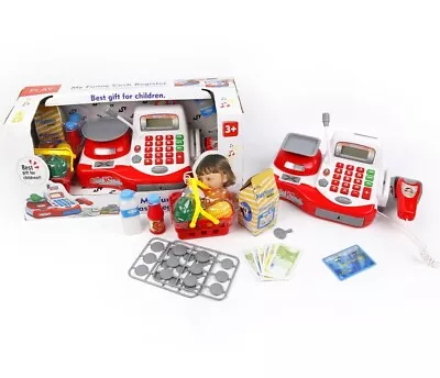 £14.99 • Buy Kids Cash Register Pretend Play Toy Supermarket Till Scanner Shopping