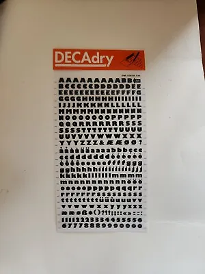 DECAdry-Rub On Transfer-249   (24pt) 0.236 Inch 6 Mm • £4