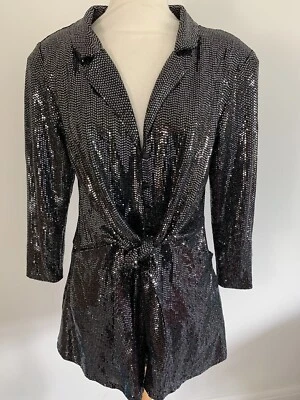 £4.99 • Buy Zara Metallic Shorts Jumpsuit