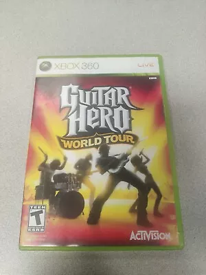 Guitar Hero World Tour - Microsoft Xbox 360 Complete CIB Game No Guitar! • $14.99