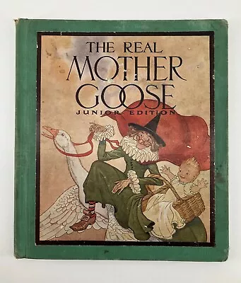 VTG The Real Mother Goose 1916 - 1934 Edition Rand McNally Hardcover Illustrated • $15.50