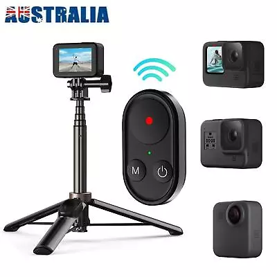 Wireless Bluetooth Remote Control Tripod Clip For Gopro Hero 10 9 8 MAX Camera • $56.75