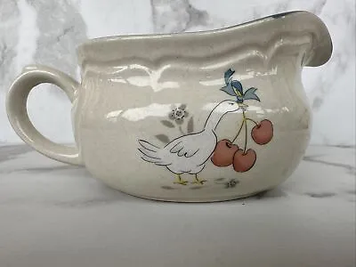 Vintage International China Marmalade Country Geese Gravy Pitcher W/o Plate • $10