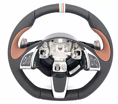 Abarth 500 595 50th Anniversary Complete Steering Wheel Genuine & New 735566060 • $807.50