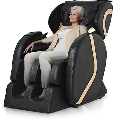 Full Body Shiatsu Massage Chair Recliner ZERO GRAVITY Back Roller Air Pressure • $495.99