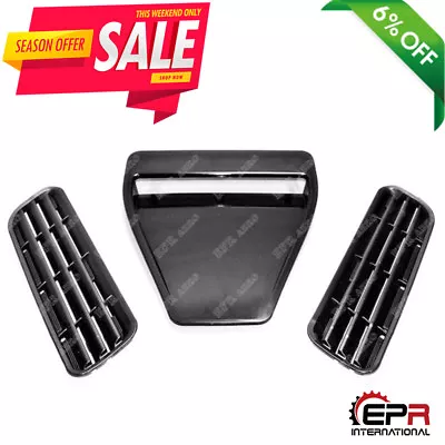 ABS Hood Vents Scoop Bonnet Air Vents Air Flow Vent Duct For Universal EVO Type • $211.68