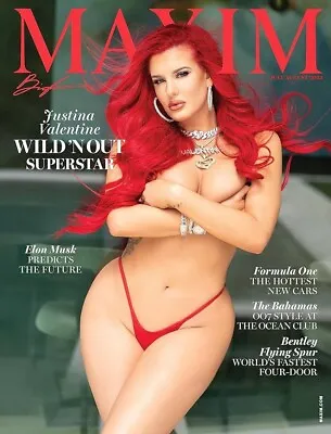 Maxim Magazine | Jul/aug 2023 | Justina Valentine - Wild 'n Out Superstar • $14.99