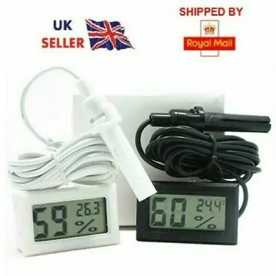 £3.59 • Buy Mini Digital LCD Thermometer Hygrometer Temperature Humidity Meter Probe Sensor