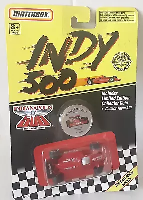 Indy 500 Scotch AJ Foyt Indianapolis Race Car W/ Collector Button 1/64 Matchbox • $6.99