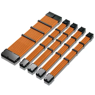 18AWG Cable 1x 24Pin / 2x 8 (4+4)Pin EPS / 2x 8 (6+2)Pin PCIE W/Combs • £21.65