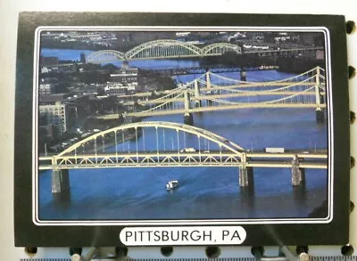 Pittsburgh Pa 5  X 7  Post Card City Of Bridges By Spectrum Images • $3.99