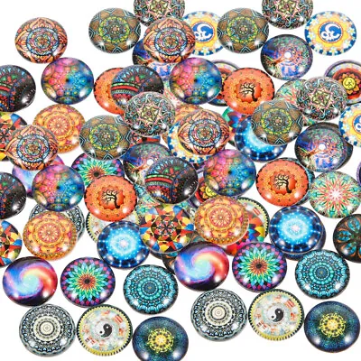  200 Pcs Mosaic Mirror Tiles Round Flower Vases For Centerpieces Suite • £12.75