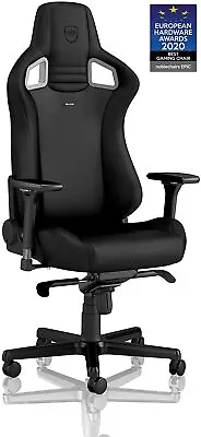 $549 • Buy Noblechairs EPIC PU Leather Gaming Office Premium Chair - Black Edition 