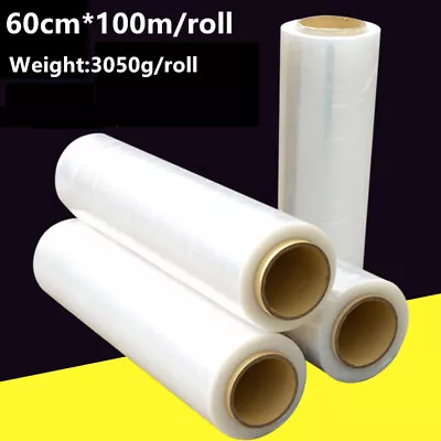 1/2 Rolls Transparent Floor Carpet Protector Film Plastic Protection Dust Cover • $36.35