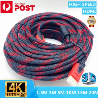 Premium HDMI Cable V1.4 3D Ultra HD 4K 2160p 1080p High Speed Ethernet HEC ARC • $24.34