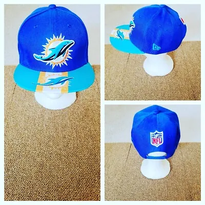Miami Dolphins Nfl Football Snapback Hat. • $25