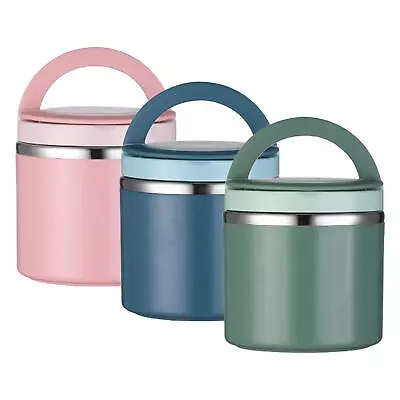 630ML Lunch Box Thermos Food Flask Stainless Steel Insulated Soup Jar Container • $25.55