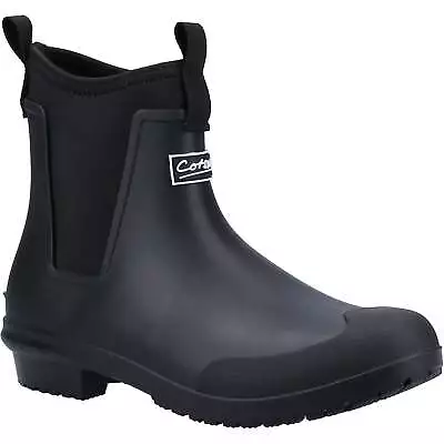 Womens Ankle Wellington Boot Cotswold Grosvenor Short Garden Shoe Neoprene Welly • £31.99