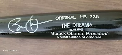 President Barack Obama Signed Baseball Bat • $11999