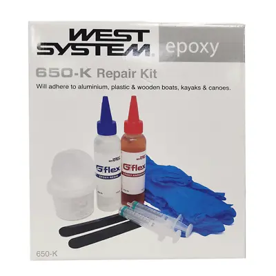 West System G Flex 650-K Epoxy Waterproof Repair Kit Boat Fibreglass Wood • $53.64