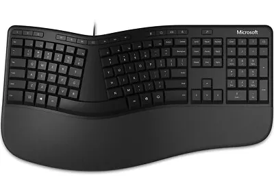 Microsoft Wired Ergonomic Keyboard Model 1878 LXM-00001- Black Preowned Tested • $52.99