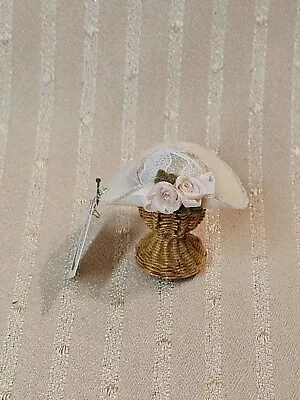 Vintage Nancy Manders Original Handmade Miniature Hat For Dollhouse • $49.99