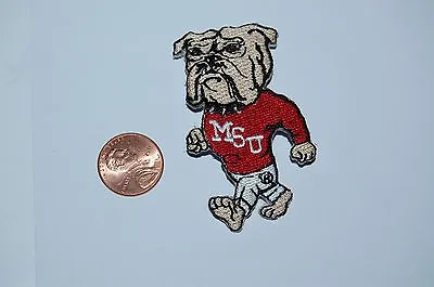 Mississippi State Bulldogs MSU 2 1/2  Walking Bulldog Mascot Logo Patch College • $5.48